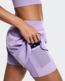 Shorts On Running 3" Court Shorts 2-in-1 Feminina
