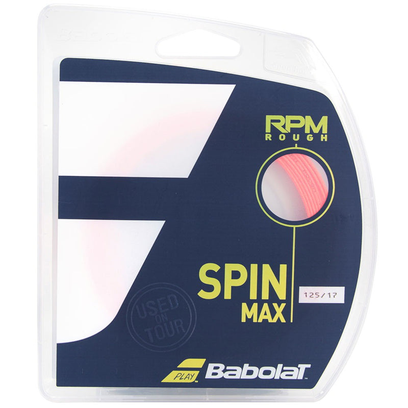 CORDA BABOLAT RPM ROUGH 17 VERMELHO 1.25 mm