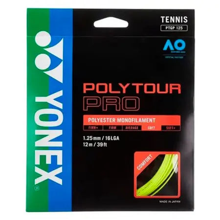 Corda Yonex Poly Tour Pro 1.15 Amarela