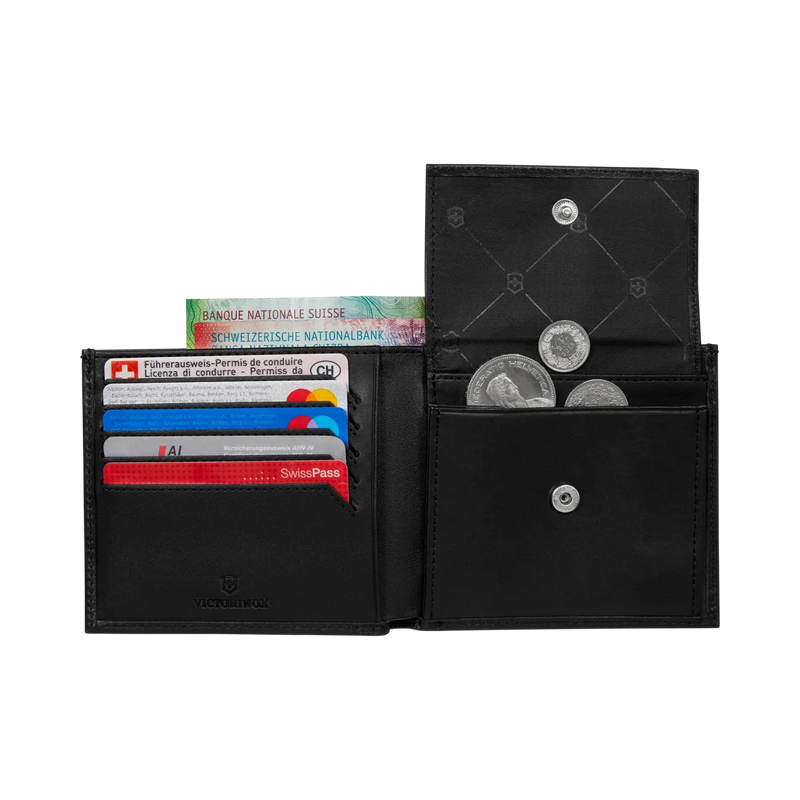 Carteira de Couro Victorinox Altius Alox Deluxe BI-Fold Wallet