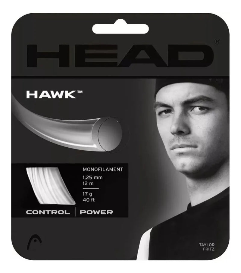 1/2 Encordoamento Já Na Raquete Corda Head Hawk 1.25