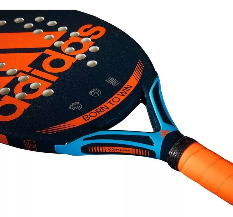 Raquete de Beach Tennis Adidas Adipower H31 Azul e Laranja