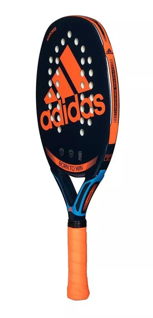 Raquete de Beach Tennis Adidas Adipower H31 Azul e Laranja