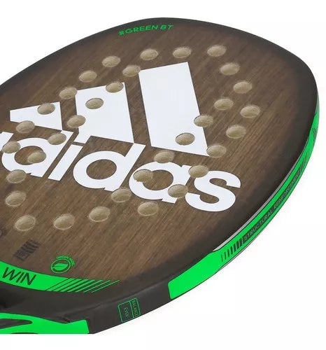 Raquete De Beach Tennis adidas Bt Adipower Green H34 Cor Preto/Verde