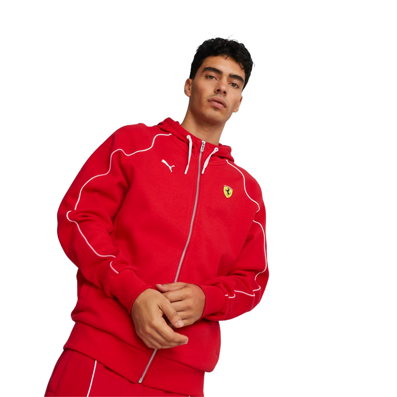 Jaqueta C/ Capuz Ferrari Race Hooded Sweat