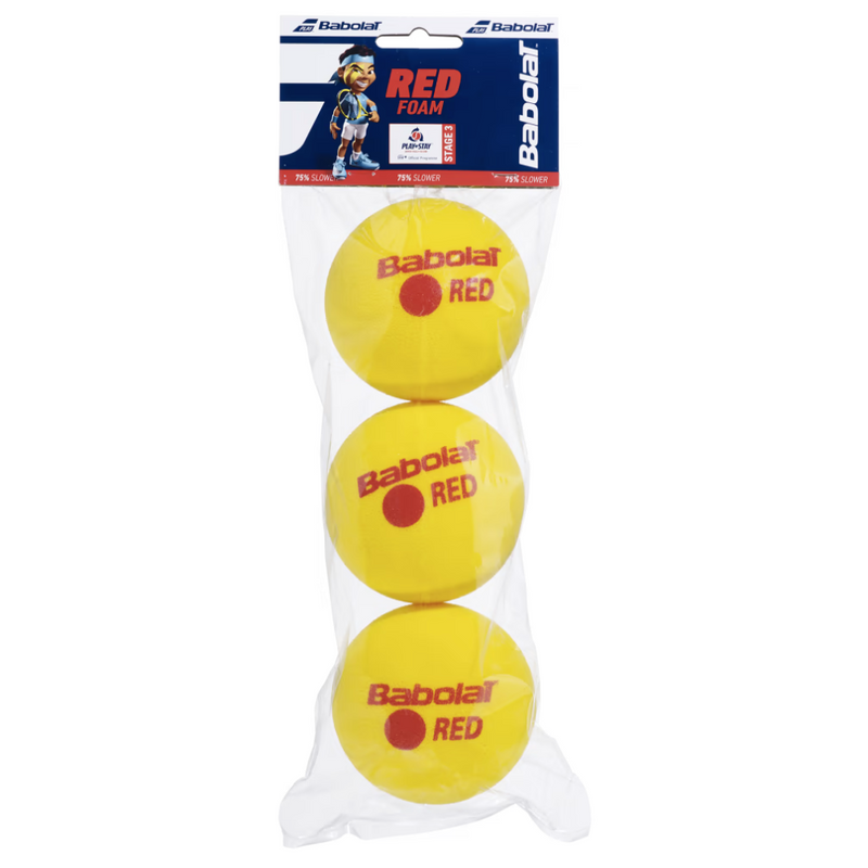 Bola de Tênis Infantil Babolat Red Foam X3