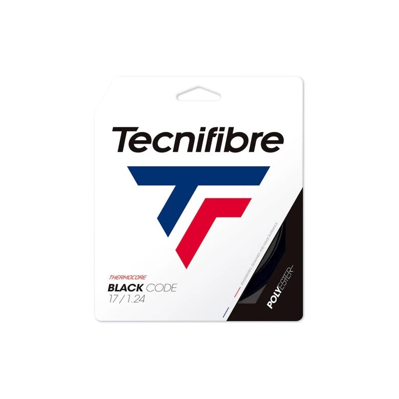 ½ Encordoamento Já Na Raquete Tecnifibre Black Code 1.24