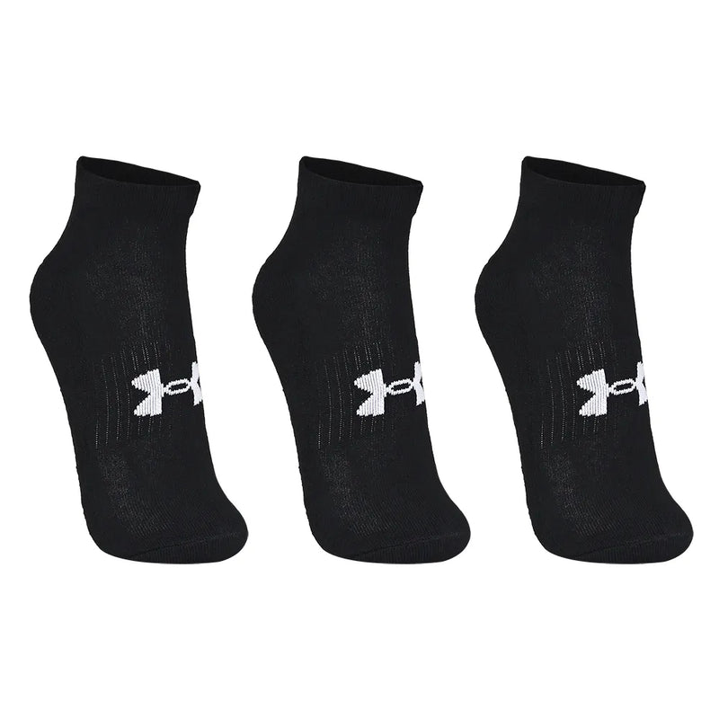 Meia Under Armour Core Cotton Cano Curto 3 pares