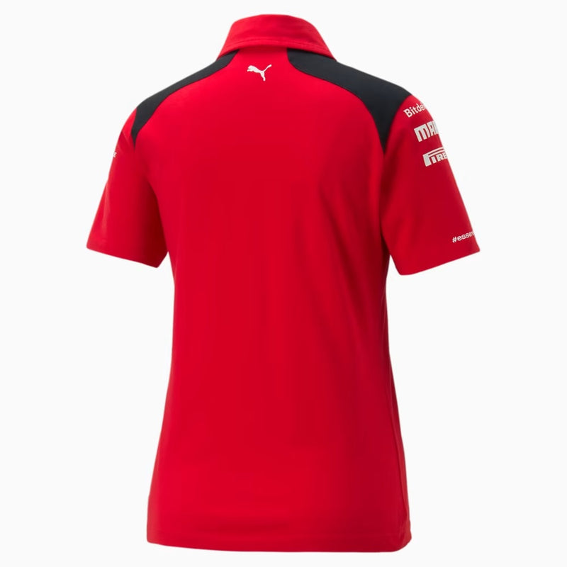 Camiseta Polo Puma Scuderia Ferrari 2023 Team Feminina