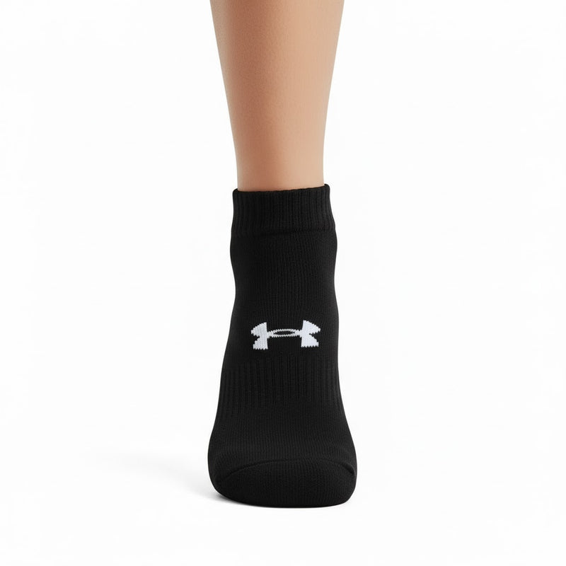 Meia Under Armour Core Cotton Cano Curto 3 pares