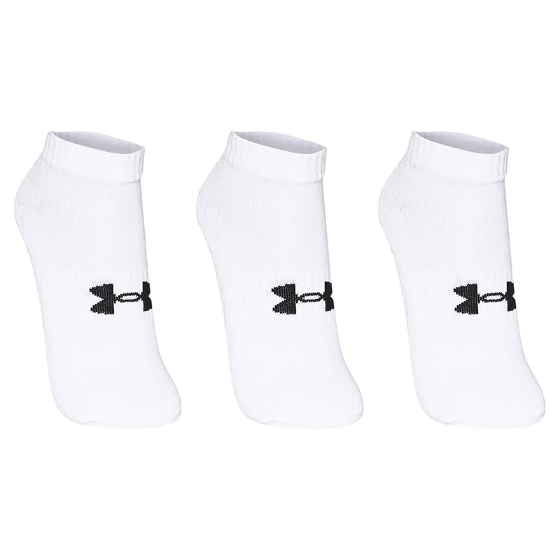 Meia Under Armour Core Cotton Cano Curto 3 pares