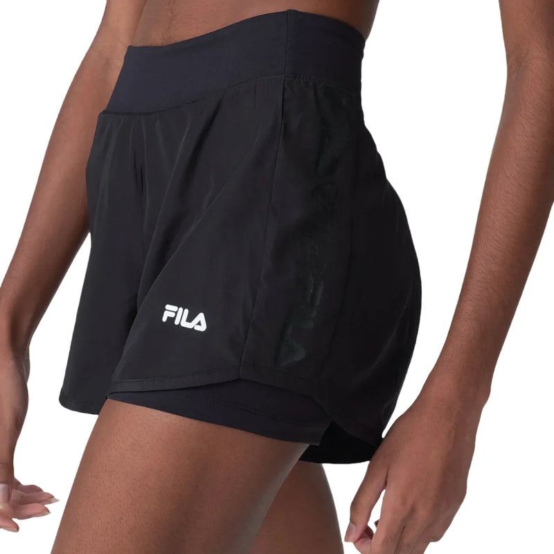 Short Fila Basic Train Duplo Feminino