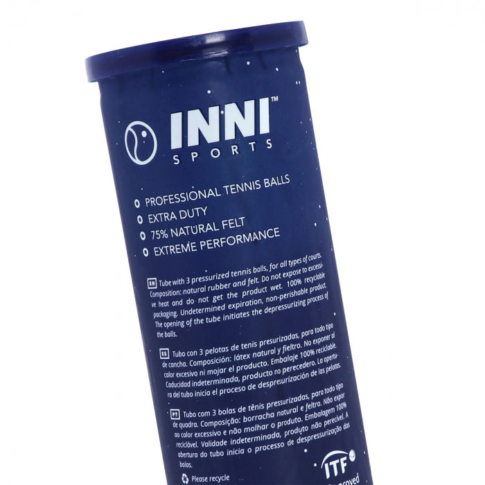 Tubo de Bola de Tênis Inni Infinity Pro - Pack c/ 06 Tubos