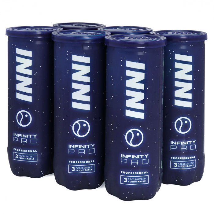 Tubo de Bola de Tênis Inni Infinity Pro - Pack c/ 06 Tubos