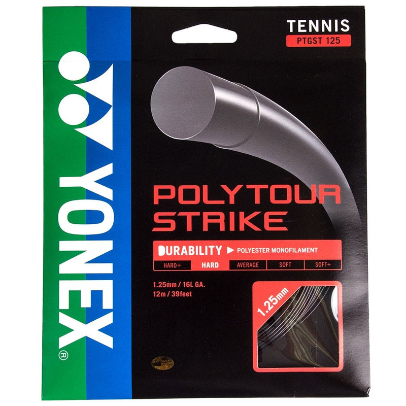 Corda Yonex Poly Tour Strike 16L 1.25mm Preta